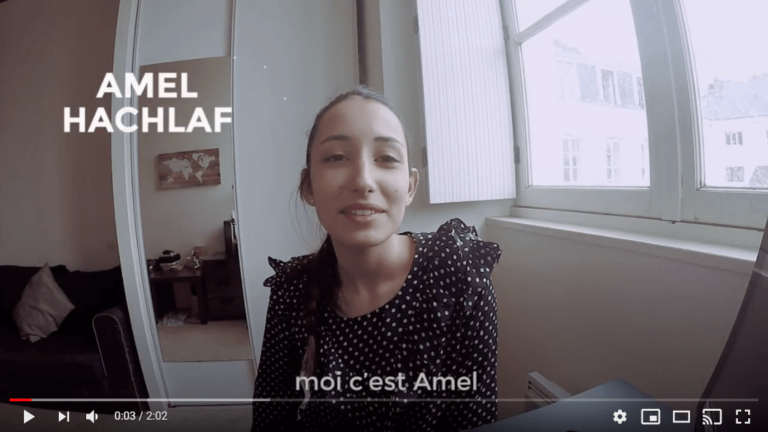 CV confiné d'Amel Hachlaf, nouvelle salariée Vénétis