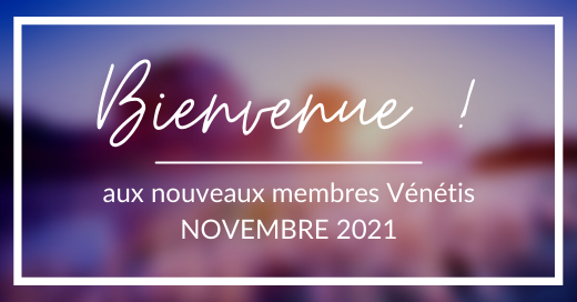 Bienvenue Novembre 2021