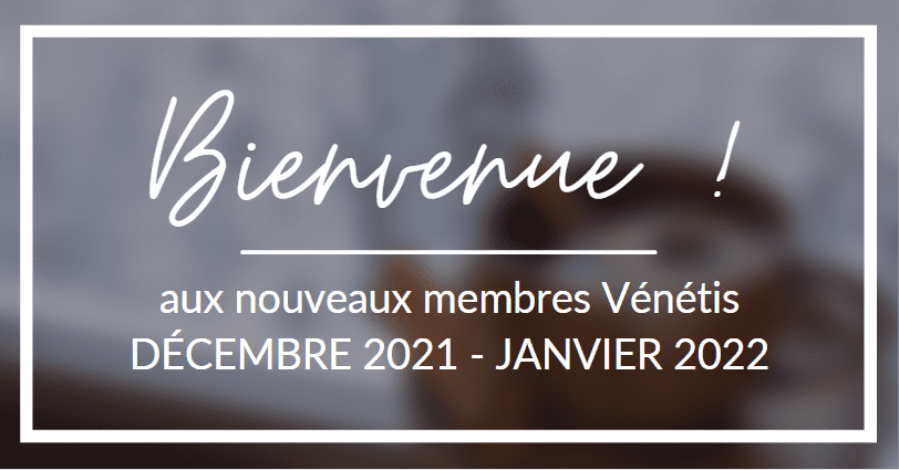 Bienvenue Décembre - Janvier 2022
